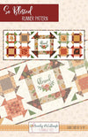 SALE So Blessed Table Runner PATTERN Precut Friendly Pattern - Riley Blake INSTRUCTIONS Only
