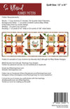 SALE So Blessed Table Runner PATTERN Precut Friendly Pattern - Riley Blake INSTRUCTIONS Only