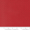 Image of Joyful Gatherings II Razzle Dazzle Crimson quilting cotton fabric by Primitive Gatherings for Moda Fabrics. Features stripes on a red background. Cute Little Fabric Shop.