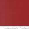 Image of Joyful Gatherings II Six Pack Dot Deep Crimson quilting cotton fabric by Primitive Gatherings for Moda Fabrics. Features dots on a red background. Cute Little Fabric Shop.