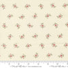 Image of Joyful Gatherings II Holly and Berries Cloud quilting cotton fabric by Primitive Gatherings for Moda Fabrics. Features holly on a cream background. Cute Little Fabric Shop.