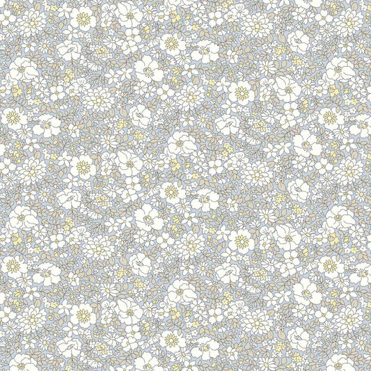 Fat Quarter End of Bolt - Flower Show Pebble Arley Blossom A 01666841A - Riley Blake - Floral - Liberty Fabrics - Quilting Cotton Fabric
