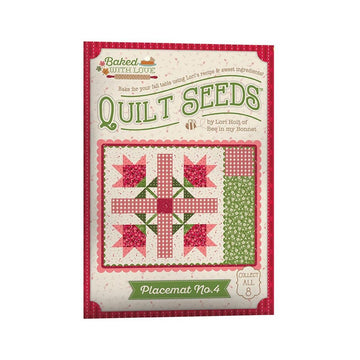 SALE Lori Holt Baked With Love Quilt Seeds PATTERN Placement No. 4 - Riley Blake Quilt Block INSTRUCTIONS Only
