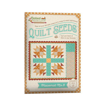SALE Lori Holt Baked With Love Quilt Seeds PATTERN Placement No. 8 - Riley Blake Quilt Block INSTRUCTIONS Only