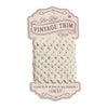 Lori Holt Vintage Large Trim on Cardboard Spool Linen Cream 5/8" Trim - Riley Blake 12 Yards of Polyester Trim