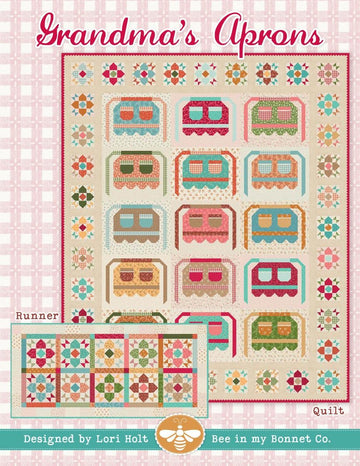 SALE It's Sew Emma Grandma's Aprons Quilt & Runner PaTTERN Precut Friendly Pattern - P051-ISE-322 - Riley Blake INSTRUCTIONS Only
