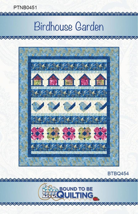 Birdhouse Garden Quilt PATTERN Bird Pattern - Riley Blake INSTRUCTIONS Only