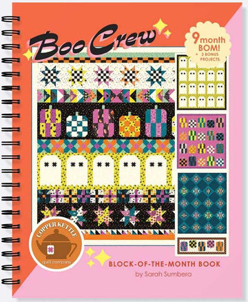 Boo Crew Quilt PATTERN Block Of The Month Pattern - Moda Fabrics INSTRUCTIONS Only