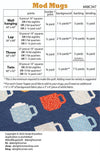 Mod Mugs Quilt PATTERN Christmas Pattern - Riley Blake INSTRUCTIONS Only