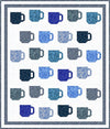 Mod Mugs Quilt PATTERN Christmas Pattern - Riley Blake INSTRUCTIONS Only