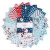 A Perfect Winter 5" Stacker Christmas Fabric - 5-17990-42 - 42-Piece Precut - Riley Blake Quilting Cotton Fabric