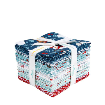 A Perfect Winter Fat Quarter Bundle Christmas Fabric - FQ-17990-21 - 21-Piece Precut - Riley Blake Quilting Cotton Fabric