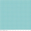 Image of A Perfect Winter Plaid Blue quilting cotton fabric by Lori Whitlock for Riley Blake Designs. Features gingham on a blue background. Cute Little Fabric Shop.