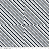 Image of A Perfect Winter Stripes Navy quilting cotton fabric by Lori Whitlock for Riley Blake Designs. Features stripes on a blue background. Cute Little Fabric Shop.