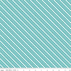 Image of A Perfect Winter Stripes Blue quilting cotton fabric by Lori Whitlock for Riley Blake Designs. Features stripes on a blue background. Cute Little Fabric Shop.