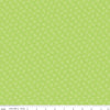 Image of Chasing Rainbows Scattered Stems Green quilting cotton fabric by Leslie Ryan for Riley Blake Designs. Features flowers on a green background. Cute Little Fabric Shop.