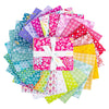 Chasing Rainbows Fat Quarter Bundle Floral Fabric - FQ-18010-23 - 23-Piece Precut - Riley Blake Quilting Cotton Fabric