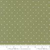 3-Yard-Cut - Magic Dot Spring Green Polka Dot Fabric WIDEBACK - 108026 - 108" Wide - Moda Fabrics Quilting Cotton Fabric