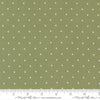 3-Yard-Cut - Magic Dot Spring Green Polka Dot Fabric WIDEBACK - 108026 - 108" Wide - Moda Fabrics Quilting Cotton Fabric