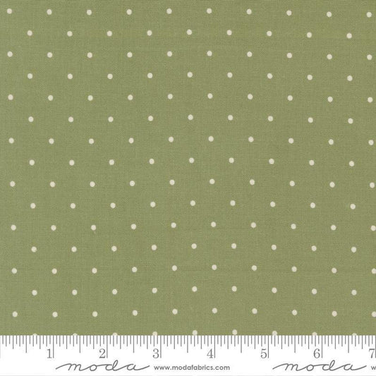 3-Yard-Cut - Magic Dot Spring Green Polka Dot Fabric WIDEBACK - 108026 - 108" Wide - Moda Fabrics Quilting Cotton Fabric