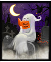 Ghost Tales Ghost Panel Multi Purple Halloween Fabric - 31924 - QT Fabrics Quilting Cotton Fabric