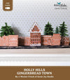 SALE Machine Embroidery Holly Hills Gingerbread Town INSTRUCTIONS - ME149GBH25R5 - Riley Blake USB File Free Standing House