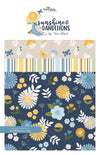 Sunshine & Dandelions 5" Stacker Floral Fabric - 5-17920-42 - 42-Piece Precut - Riley Blake Quilting Cotton Fabric