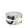 SALE Sunshine & Dandelions 2.5" Rolie Polie Floral Fabric - RP-17920-40 - 40-Piece Precut - Riley Blake Quilting Cotton Fabric
