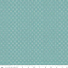 Image of Baked With Love Leftovers Wedgewood quilting cotton fabric by Lori Holt for Riley Blake Designs. Features dots on a blue background. Cute Little Fabric Shop.