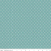 Image of Baked With Love Leftovers Wedgewood quilting cotton fabric by Lori Holt for Riley Blake Designs. Features dots on a blue background. Cute Little Fabric Shop.