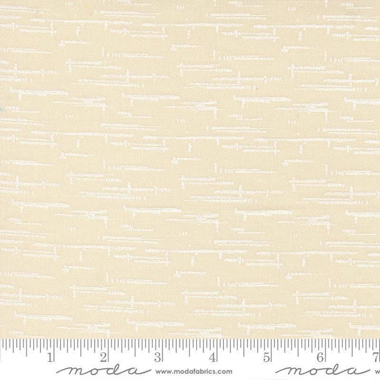 Image of Windfall Texture Blender Eggshell White quilting cotton fabric by Fancy That Design House for Moda Fabric. Features printed texture on a cream background. Cute Little Fabric Shop.