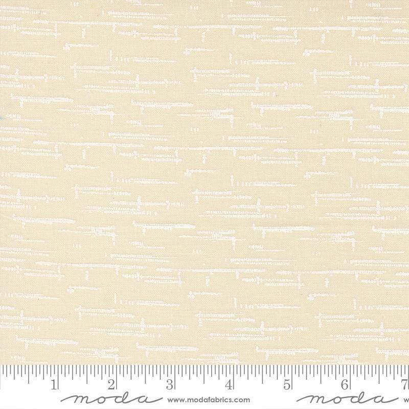 Image of Windfall Texture Blender Eggshell White quilting cotton fabric by Fancy That Design House for Moda Fabric. Features printed texture on a cream background. Cute Little Fabric Shop.