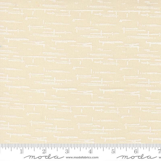 Image of Windfall Texture Blender Eggshell White quilting cotton fabric by Fancy That Design House for Moda Fabric. Features printed texture on a cream background. Cute Little Fabric Shop.