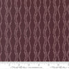 Image of Windfall Vine Stripe Merlot quilting cotton fabric by Fancy That Design House for Moda Fabric. Features vines on a purple background. Cute Little Fabric Shop.