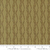 Image of Windfall Vine Stripe Meadow quilting cotton fabric by Fancy That Design House for Moda Fabric. Features vines on a green background. Cute Little Fabric Shop.