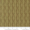 Image of Windfall Vine Stripe Meadow quilting cotton fabric by Fancy That Design House for Moda Fabric. Features vines on a green background. Cute Little Fabric Shop.