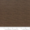 Image of Windfall Texture Blender Coffee quilting cotton fabric by Fancy That Design House for Moda Fabric. Features printed texture on a brown background. Cute Little Fabric Shop.