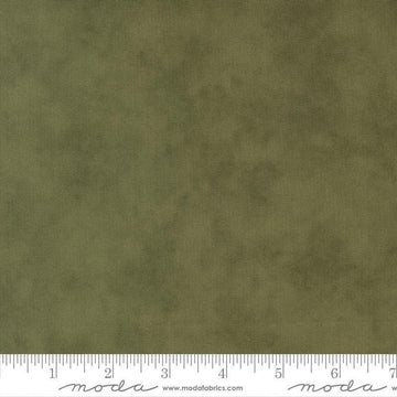 Image of Candlelight Christmas Shaded Holly quilting cotton fabric by 3 Sisters for Moda Fabrics. Features solid on a green background. Cute Little Fabric Shop.