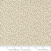 Image of Candlelight Christmas Festive Cream quilting cotton fabric by 3 Sisters for Moda Fabrics. Features leaves on a cream background. Cute Little Fabric Shop.