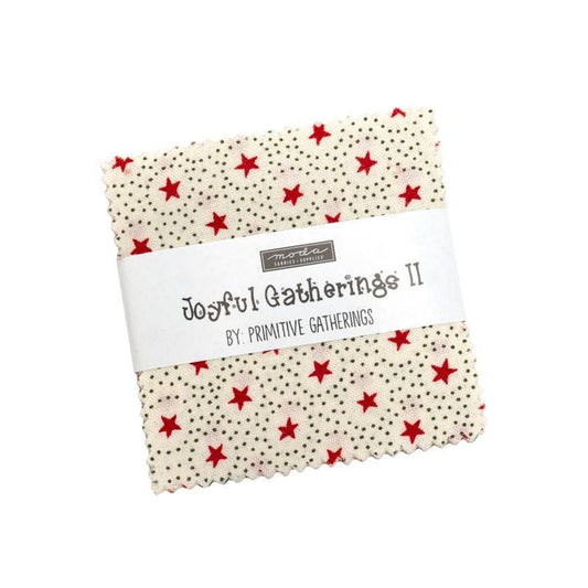 Joyful Gatherings II Mini Charm Pack Christmas Fabric - 49330MC - 42-Piece Precut - Moda Fabrics Quilting Cotton Fabric