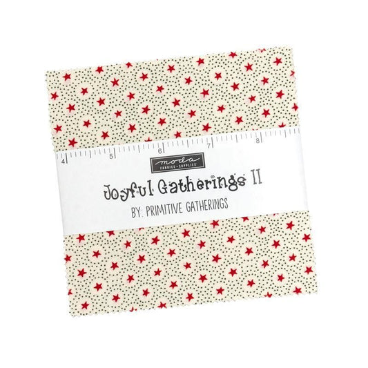 Joyful Gatherings II Charm Pack Christmas Fabric - 49330PP - 42-Piece Precut - Moda Fabrics Quilting Cotton Fabric