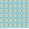Flea Market Applique Cottage Blue Geometric Fabric - C10212 - Riley Blake Quilting Cotton Fabric