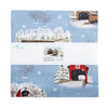SALE Covered Bridges in Winter 10" Stacker Christmas Fabric - 10-18000-42 - 42-Piece Precut - Riley Blake Quilting Cotton Fabric
