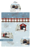 Covered Bridges in Winter 5" Stacker Christmas Fabric - 5-18000-42 - 42-Piece Precut - Riley Blake Quilting Cotton Fabric