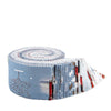 Covered Bridges in Winter 2.5" Rolie Polie Christmas Fabric - RP-18000-40 - 40-Piece Precut - Riley Blake Quilting Cotton Fabric