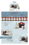 Covered Bridges in Winter 2.5" Rolie Polie Christmas Fabric - RP-18000-40 - 40-Piece Precut - Riley Blake Quilting Cotton Fabric