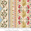 Image of Silent Night Palms of Wonder Lamb quilting cotton fabric by Watercolour Heart for Moda Fabrics. Features stripes on a cream background. Cute Little Fabric Shop.