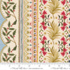 Image of Silent Night Palms of Wonder Lamb quilting cotton fabric by Watercolour Heart for Moda Fabrics. Features stripes on a cream background. Cute Little Fabric Shop.