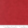 Image of When Snow Falls Stocking Weave Berry Red quilting cotton fabric by Deb Strain for Moda Fabrics. Features printed tonal knitting texture on a red background. Cute Little Fabric Shop.