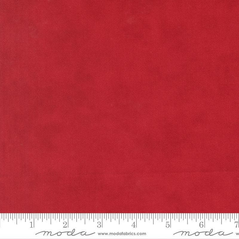 Image of When Snow Falls Shaded Solid Berry Red quilting cotton fabric by Deb Strain for Moda Fabrics. Features solid on a red background. Cute Little Fabric Shop.